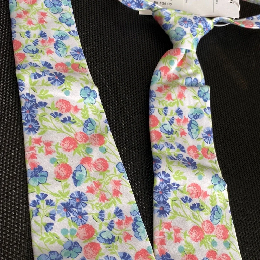 Janie and Jack Floral Kids Tie - Multicolor set
